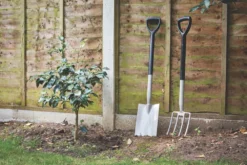 Forge Steel Carbon Steel Digging Fork & Spade 2 Pcs -Garden Tools 120PF A3