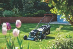 Webb WER18HP4 46cm 125cc Hand-Propelled Rotary Petrol Lawn Mower -Garden Tools 197PP A5