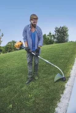 Stiga GT 330 A 25.4cc Split Curved Shaft 2-Stroke Petrol Grass Trimmer -Garden Tools 237RV A2