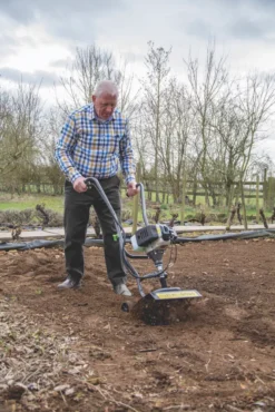 The Handy THPMT 30cm 43cc Petrol Mini Tiller -Garden Tools 2520D A6