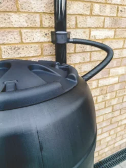 Essentials Water Butt Black 210Ltr -Garden Tools 2823J A2