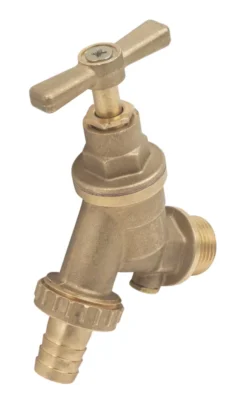 Essentials Outside Tap With Hose Union 15mm X 1/2"