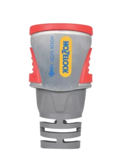Hozelock 12.5 & 15mm Single-End Female Metal Aquastop Hose End Connector