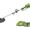 Greenworks GWGD40BCK2 GWGD40BCK2 40V 1 X 2.0Ah Li-Ion Brushless Cordless Line Trimmer -Garden Tools 611KT P