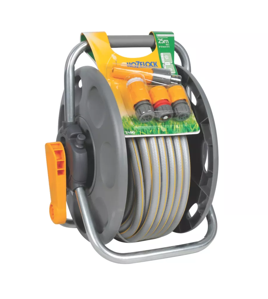 Hozelock 2-in-1 Reel With Hose 25m 2 Hozelock 2-in-1 Reel With Hose 25m
