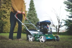 Webb WEPS400 212cc 40cm Petrol Lawn Scarifier & Raker -Garden Tools 781PR A3