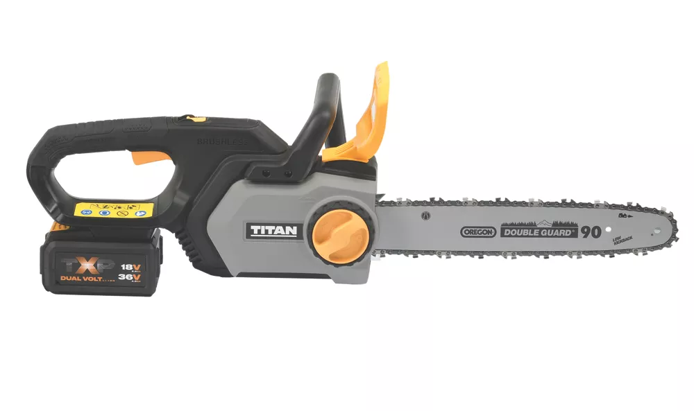 Titan TTT933CHN 36V 1 X 4.0Ah Li-Ion TXP Brushless Cordless 30cm Chainsaw 4 Titan TTT933CHN 36V 1 X 4.0Ah Li-Ion TXP Brushless Cordless 30cm Chainsaw - Image 2