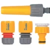 Hozelock Sprayer & Hose Fittings Starter Kit 4 Pieces -Garden Tools 9607R P